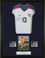 Alex Morgan Team USA Soccer w/ University of California  picture & Cal placards
